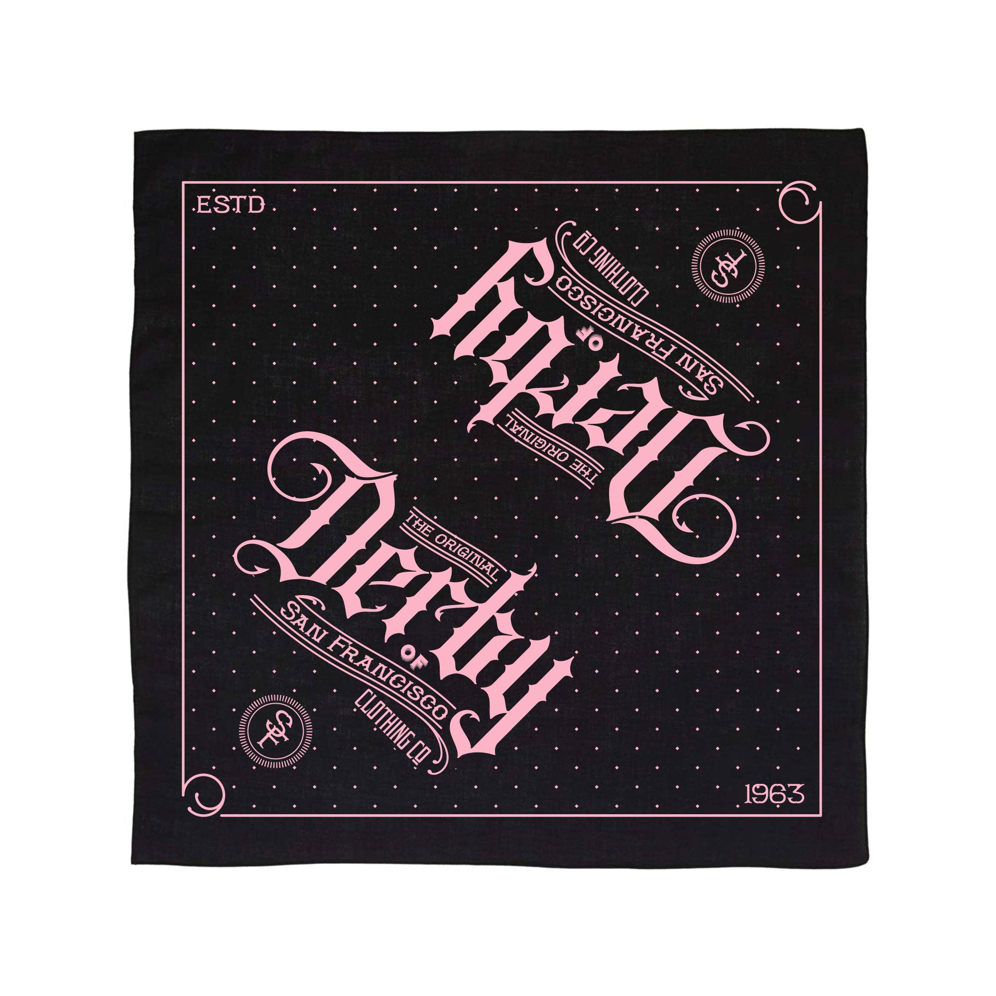 Bandana Black & Pink – Derby Of San Francisco