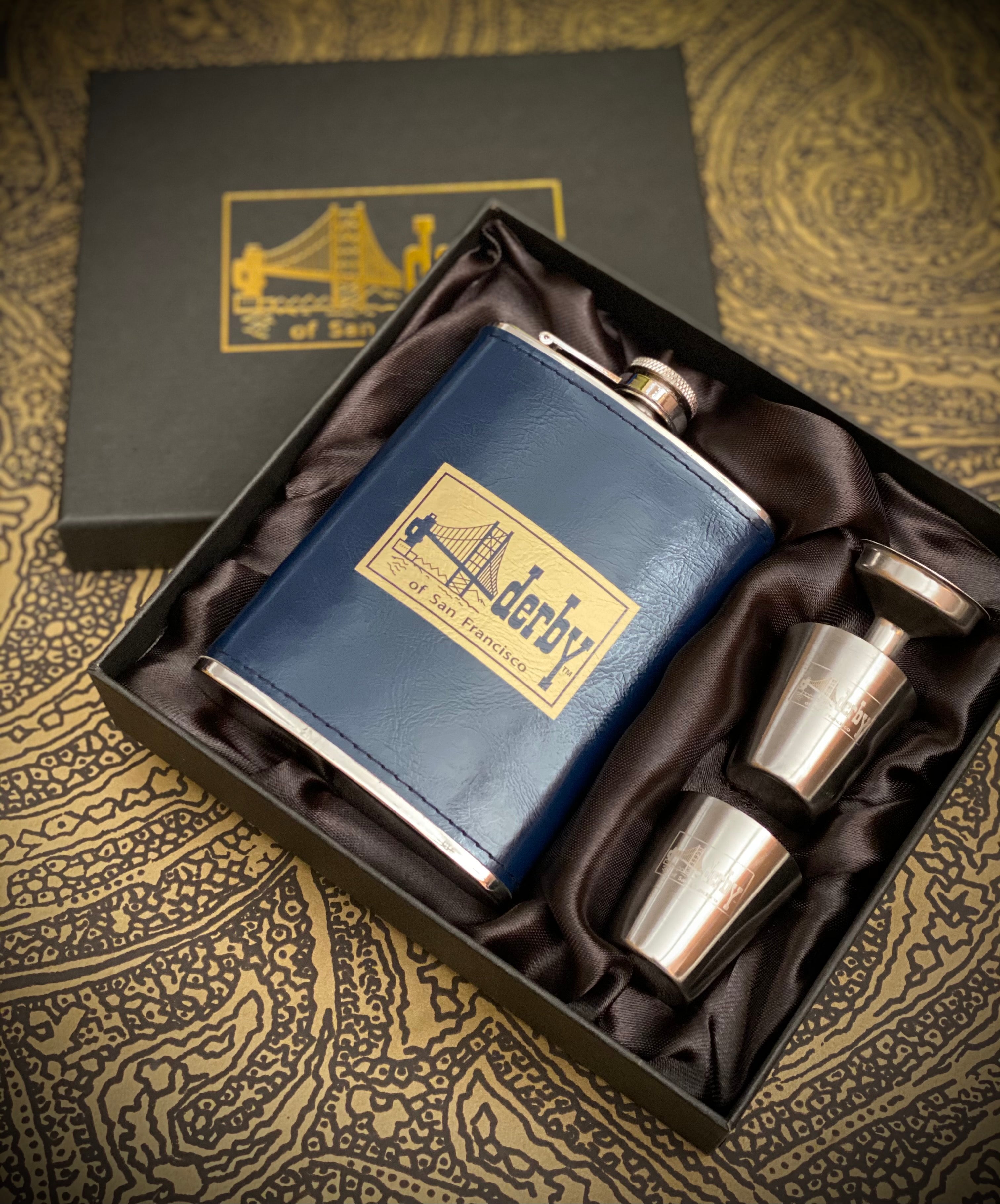 Flask Box Set – Derby Of San Francisco